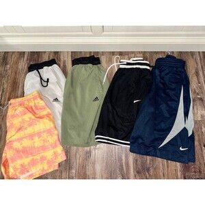 Boys Nike adidas basketball athletic shorts lot size s/m
